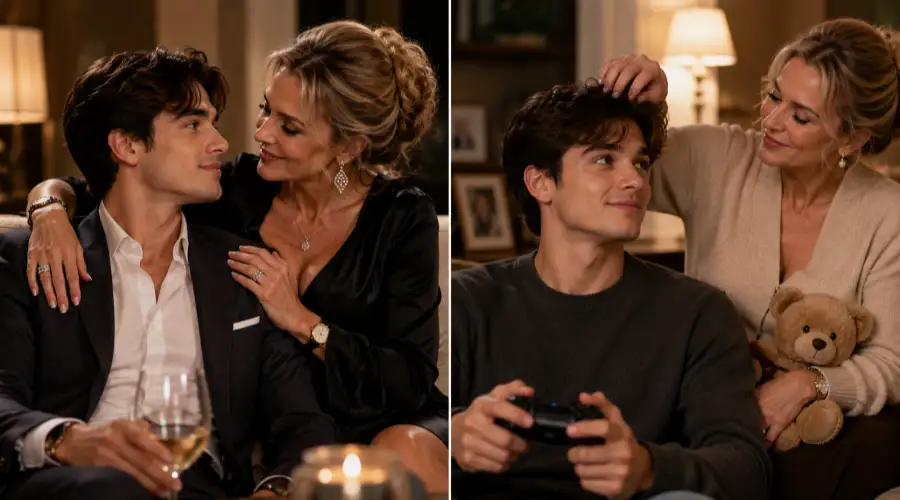 mari ou fils avec sugar mommy